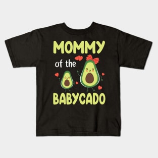 Avocados Dance Together Happy Mommy Of The Babycado Children Kids T-Shirt